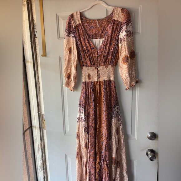 Free People Mexicali Rose maxi dress size S - Picture 1 of 7
